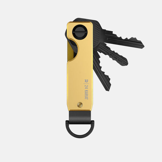 Ridge KeyCase - 24K Gold