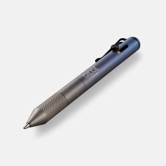 Ridge Bolt Action Pen - Burnt Titanium
