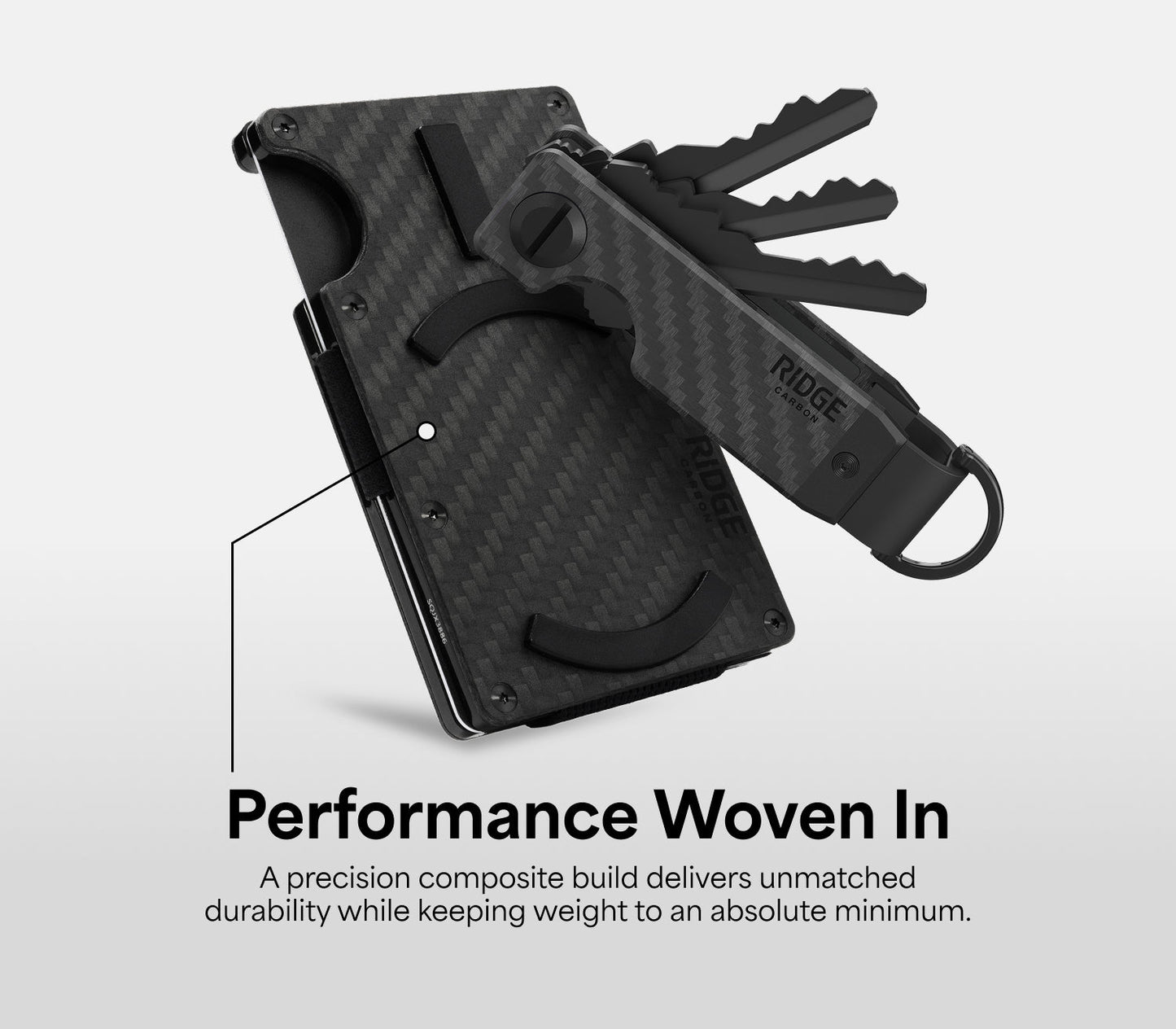 Ridge Wallet For MagSafe - Gunmetal