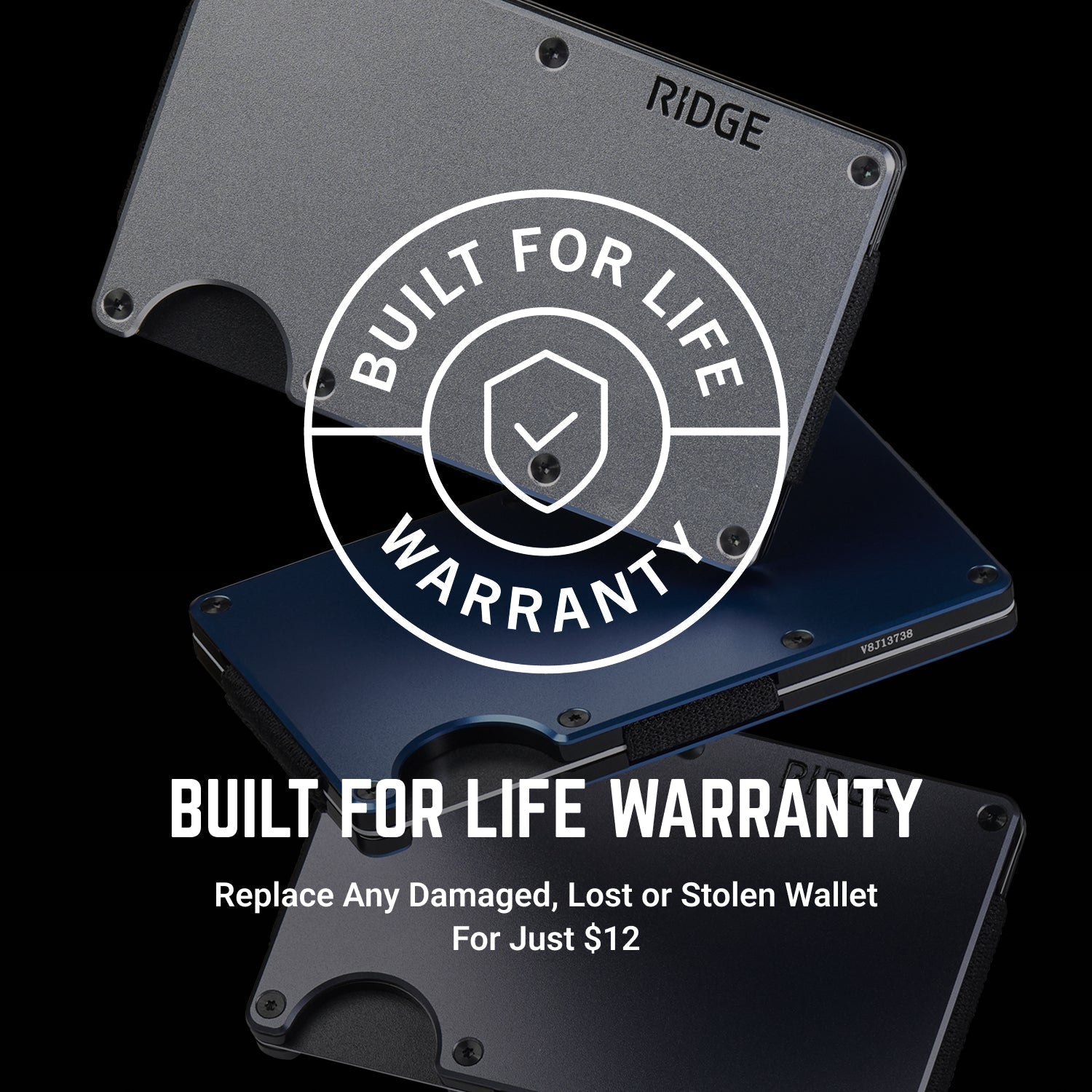 Ridge Wallet - Matte Black