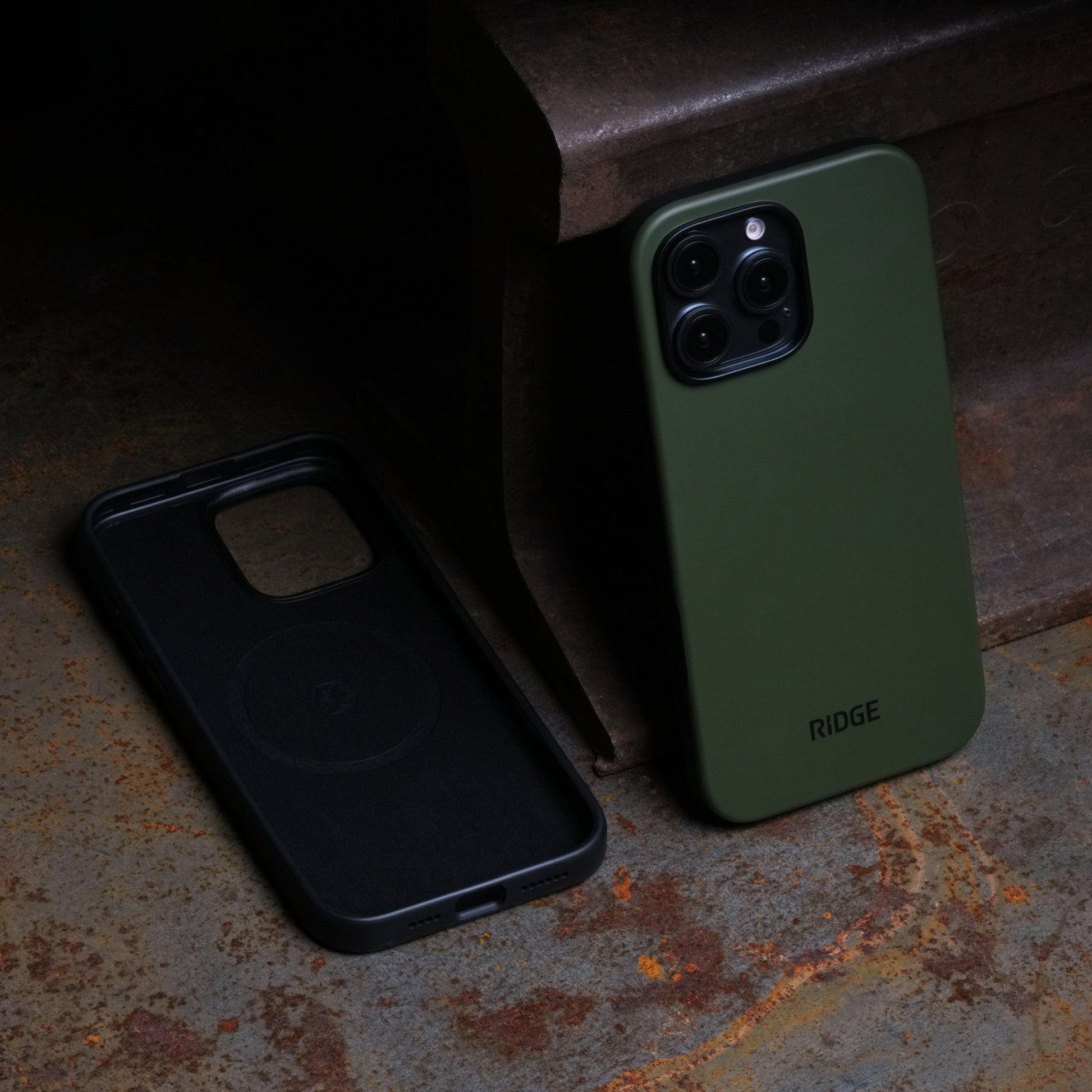 Ridge Phone Case - Matte Olive - iPhone 16 Pro